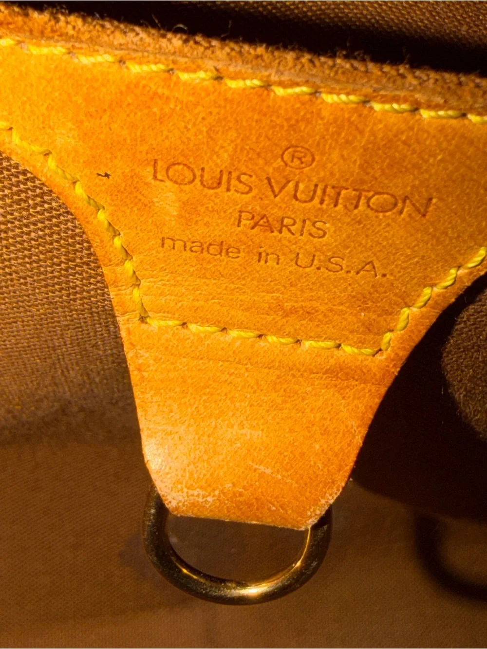 Louis Vuitton Ellipse Brown Monogram Dome Satchel Bag.